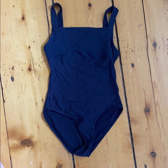 navy blue leotard